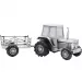 Dåbsgaver: traktor med vogn sparebøsse i fortinnet  model: 152-76904