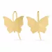 sommerfugle øreringe i 9 karat guld
