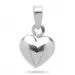 9 x 11 mm hjerte vedhæng i sølv