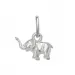 Lille elefant vedhæng i sølv