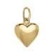 9 x 10 mm hjerte vedhæng i 8 karat guld - Amoré
