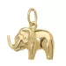 elefant vedhæng i 8 karat guld