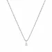 lab grown diamant vedhæng med halskæde i 925 karat sølv  0,035 ct