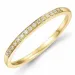 diamant alliancering i 14 karat guld 0,09 ct