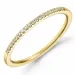 Smal diamantring i 14 karat guld 0,093 ct