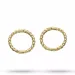 9 mm Scrouples creoler i 8 karat guld