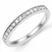 diamant ring i 14 karat hvidguld 0,18 ct