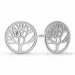 10 mm aagaard livets træ øreringe i sølv