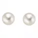 8 mm Aagaard runde hvide perle ørestikker i 8 karat guld