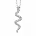 Aagaard slange vedhæng med halskæde i sølv
