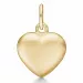 8,5 x 8 mm Støvring Design hjerte vedhæng i 8 karat guld