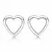 Støvring Design hjerte øreringe i sølv