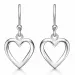 Støvring Design hjerte øreringe i sølv
