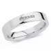 zirkon ring i rhodineret sølv