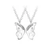 Best friends sommerfugl sæt med 2 halskæde i sølv - Little Ones