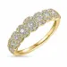 brillant diamantring i 14 karat guld 0,56 ct