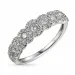 diamantring i 14 karat hvidguld 0,56 ct