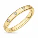 diamant guld ring i 14 karat guld 0,15 ct