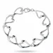 hjerte armbånd i sølv x 2,1 mm