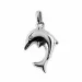 Elegant delfin vedhæng i sølv