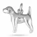 hunde vedhæng i sølv