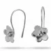 blomster øreringe i sølv