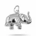 Elegant elefant vedhæng i sølv