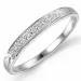Diamant ring i 9 karat hvidguld 0,07 ct