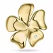 Blomster diamant vedhæng i 9 karat guld 0,01 ct