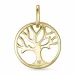 livets træ diamant vedhæng i 9 karat guld 0,01 ct