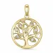 livets træ diamant vedhæng i 9 karat guld 0,05 ct