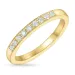diamant alliancering i 14 karat guld 0,16 ct