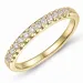lab grown diamant alliancering i 9 karat guld 0,26 ct