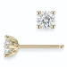 2 x 0,20 ct lab grown diamant solitaireørestikker i 9 karat guld med lab grown diamant (CVD) 