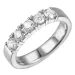 lab grown diamant alliancering i 14 karat hvidguld 5 x 0,20 ct