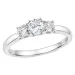 lab grown diamant ring i 14 karat hvidguld 0,30 ct 0,20 ct