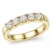lab grown diamant alliancering i 14 karat guld 5 x 0,20 ct