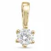 0,40 ct lab grown diamant vedhæng i 14 karat guld 0,40 ct