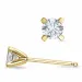 2 x 0,20 ct lab grown diamant solitaireørestikker i 14 karat guld med lab grown diamant 