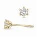 2 x 0,30 ct lab grown diamant solitaireørestikker i 14 karat guld med lab grown diamant 