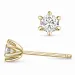 2 x 0,40 ct lab grown diamant solitaireørestikker i 14 karat guld med lab grown diamant 