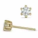 2 x 0,30 ct lab grown diamant solitaireørestikker i 14 karat guld med lab grown diamant 