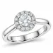lab grown diamant ring i 14 karat hvidguld 0,50 ct 0,23 ct