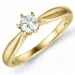 0,30 ct lab grown diamant ring i 14 karat guld 0,30 ct