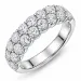 lab grown diamant ring i 14 karat hvidguld 2,5 ct