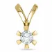 0,50 ct lab grown diamant vedhæng i 14 karat guld 0,50 ct