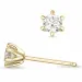 2 x 0,30 ct lab grown diamant solitaireørestikker i 14 karat guld med lab grown diamant 