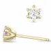 2 x 0,40 ct lab grown diamant solitaireørestikker i 14 karat guld med lab grown diamant 