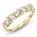 lab grown diamant ring i 14 karat guld 0,94 ct 0,05 ct