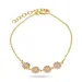 marguerit lilla armbånd i forgyldt sølv - Maggie